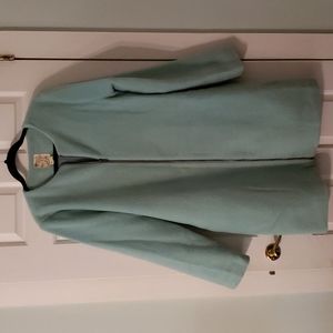 Anthropology Tulle Knee Length Coat sz xl